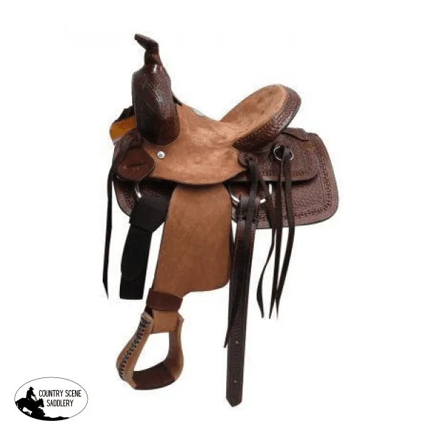 10" Buffalo Pony/Youth Barrel Style Saddle.