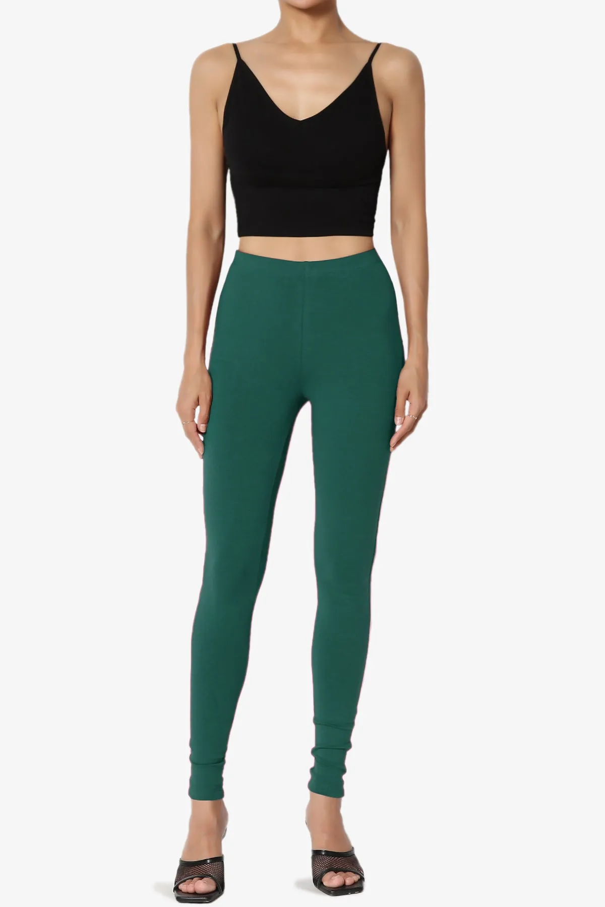 Ansley Luxe Cotton Ankle Leggings