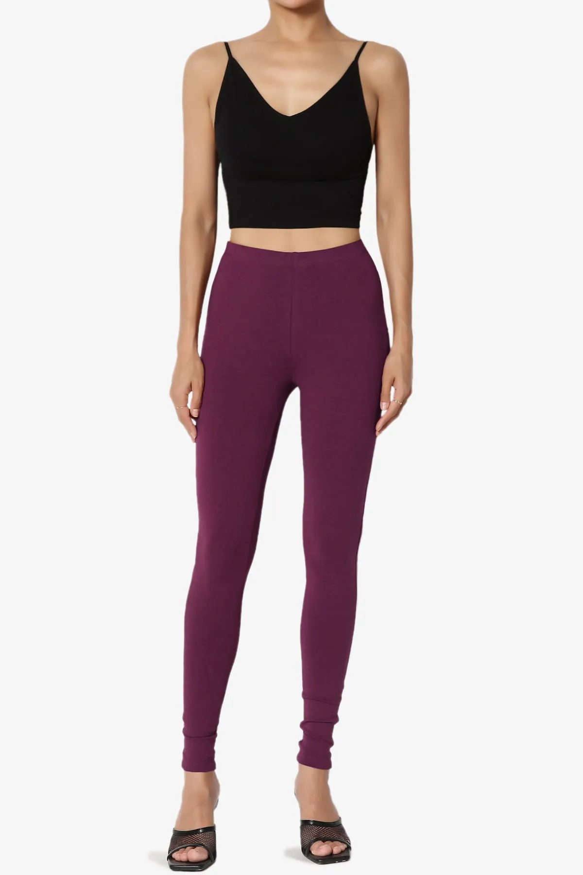 Ansley Luxe Cotton Ankle Leggings