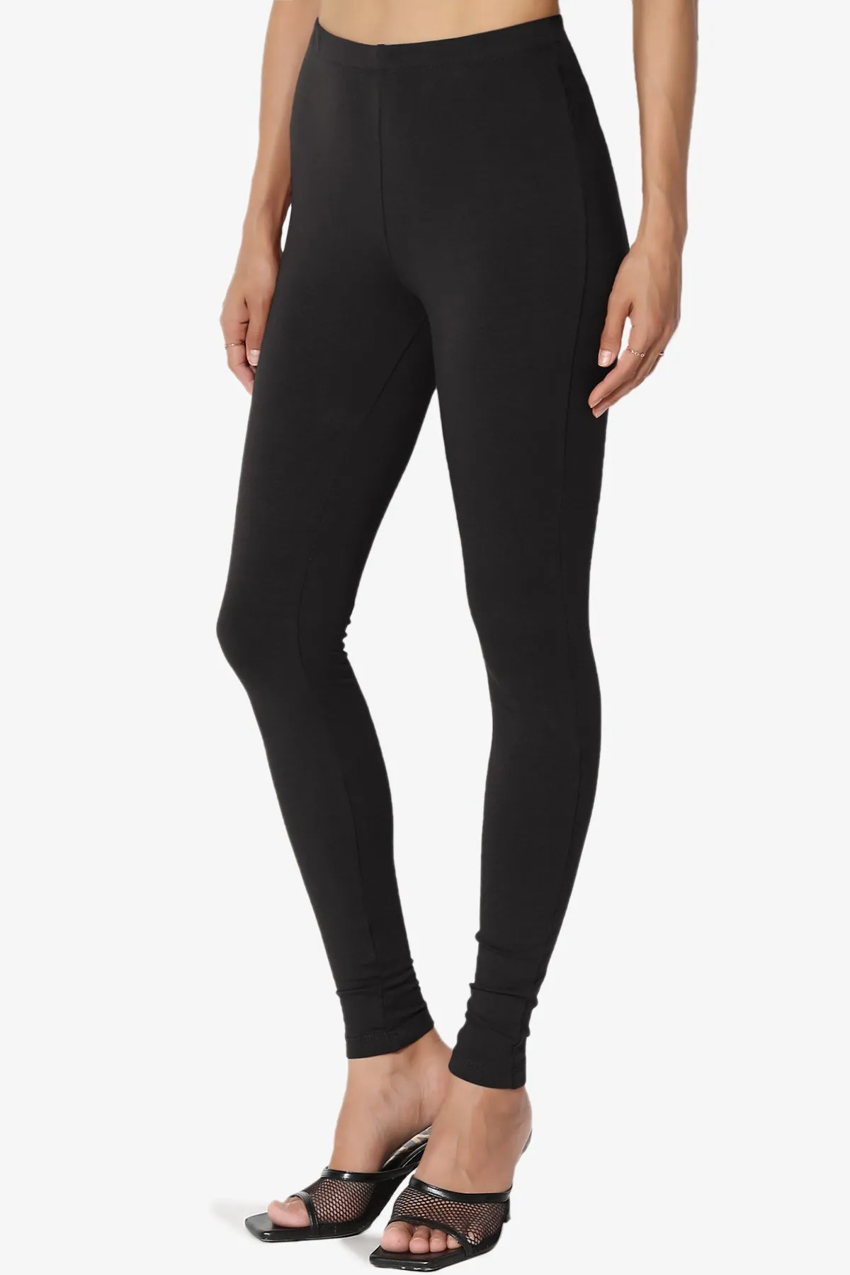 Ansley Luxe Cotton Ankle Leggings