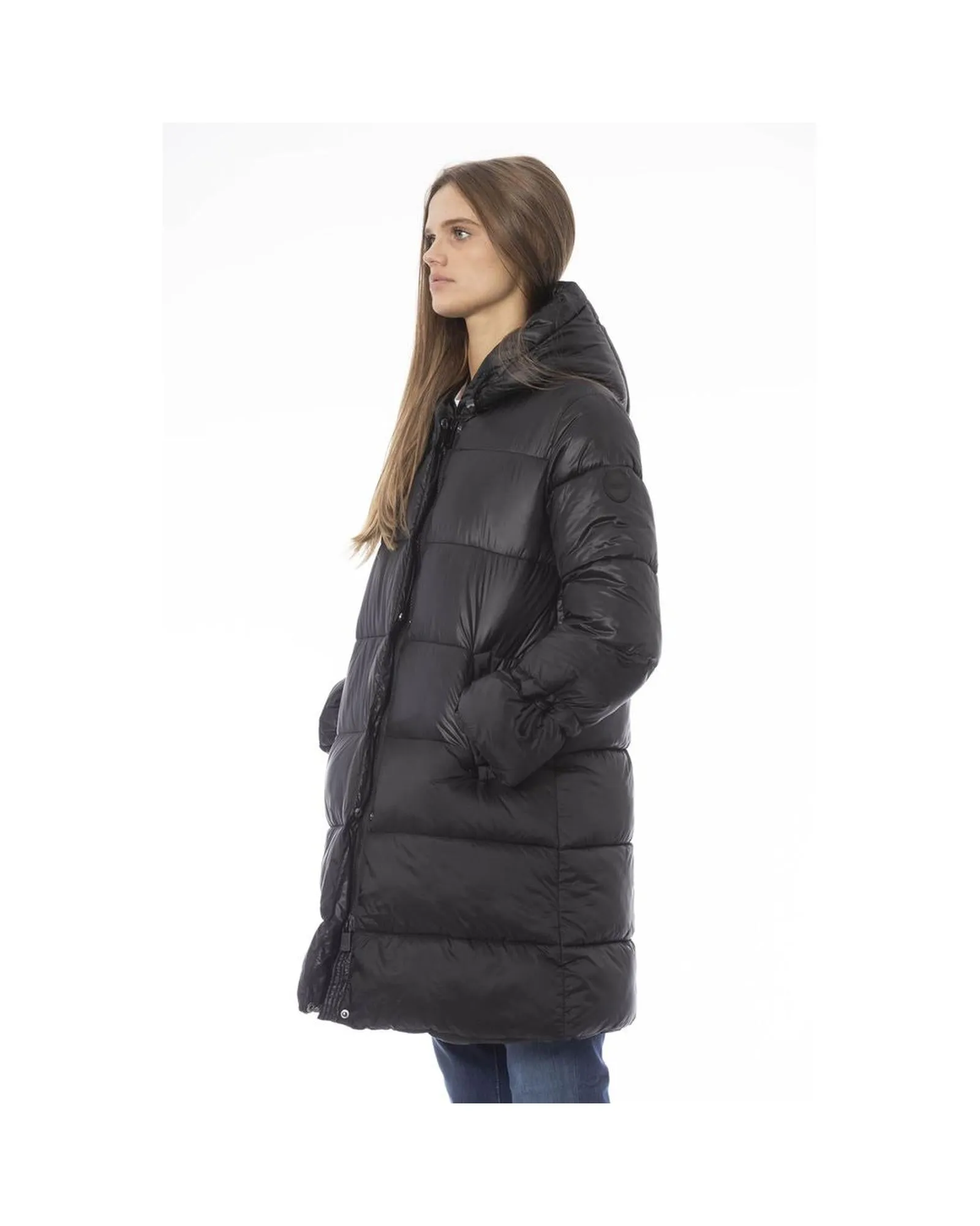 Baldinini Trend Women's Black Nylon Jackets & Coat - M