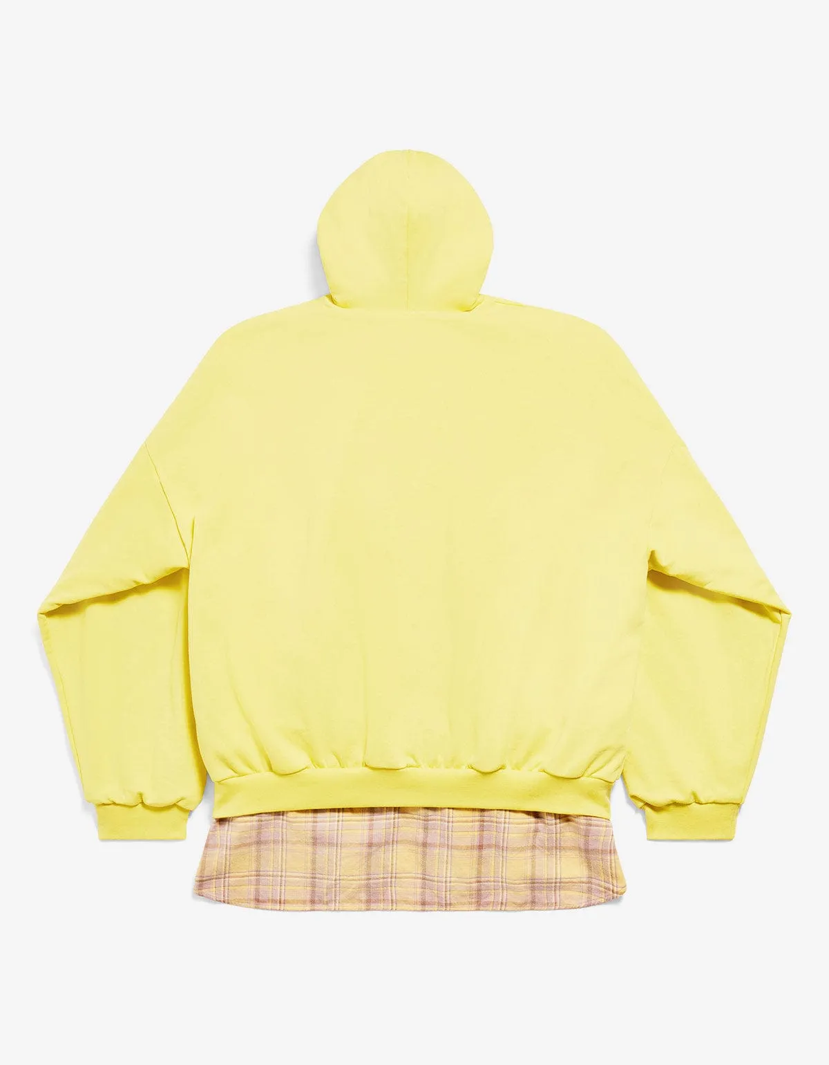 Balenciaga Yellow Unity Sports Icon Layered Hoodie