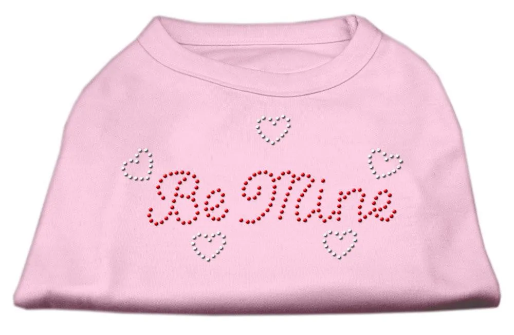 Be Mine Rhinestone Shirts Light Pink S (10)