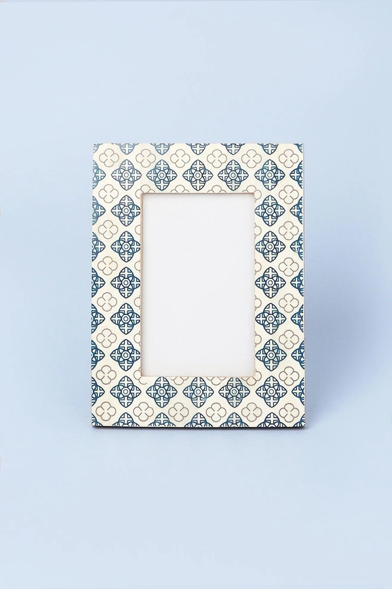 Blue Floral Stylish Photo Frames