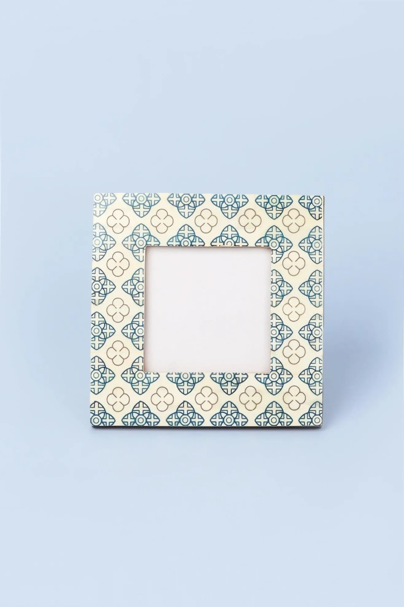 Blue Floral Stylish Photo Frames