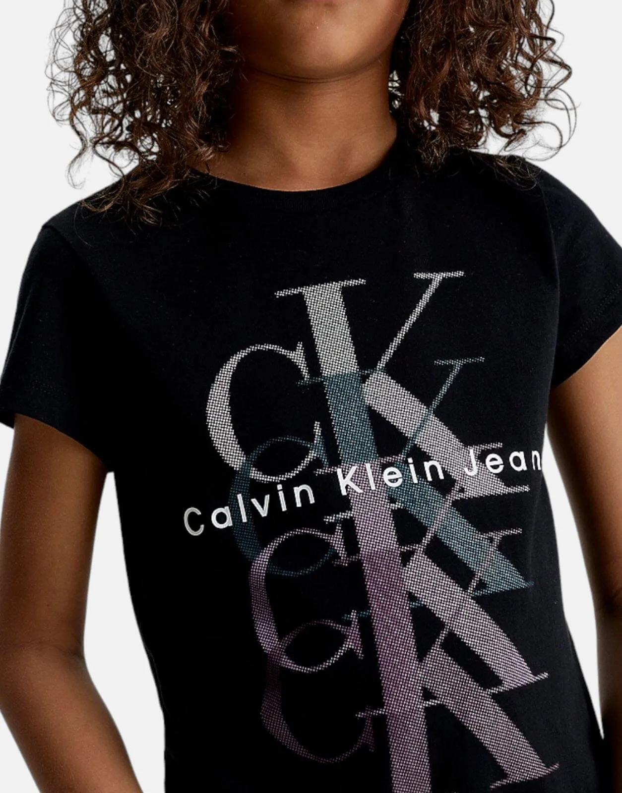 Calvin Klein Kids Multi Monogram Black T-Shirt