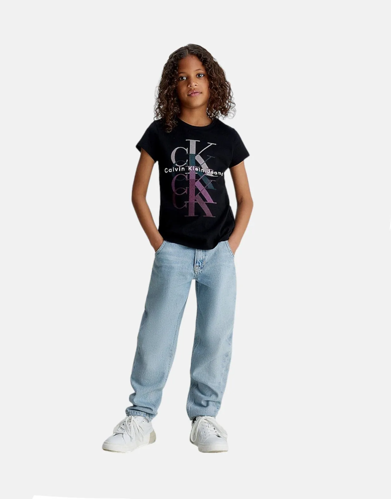 Calvin Klein Kids Multi Monogram Black T-Shirt