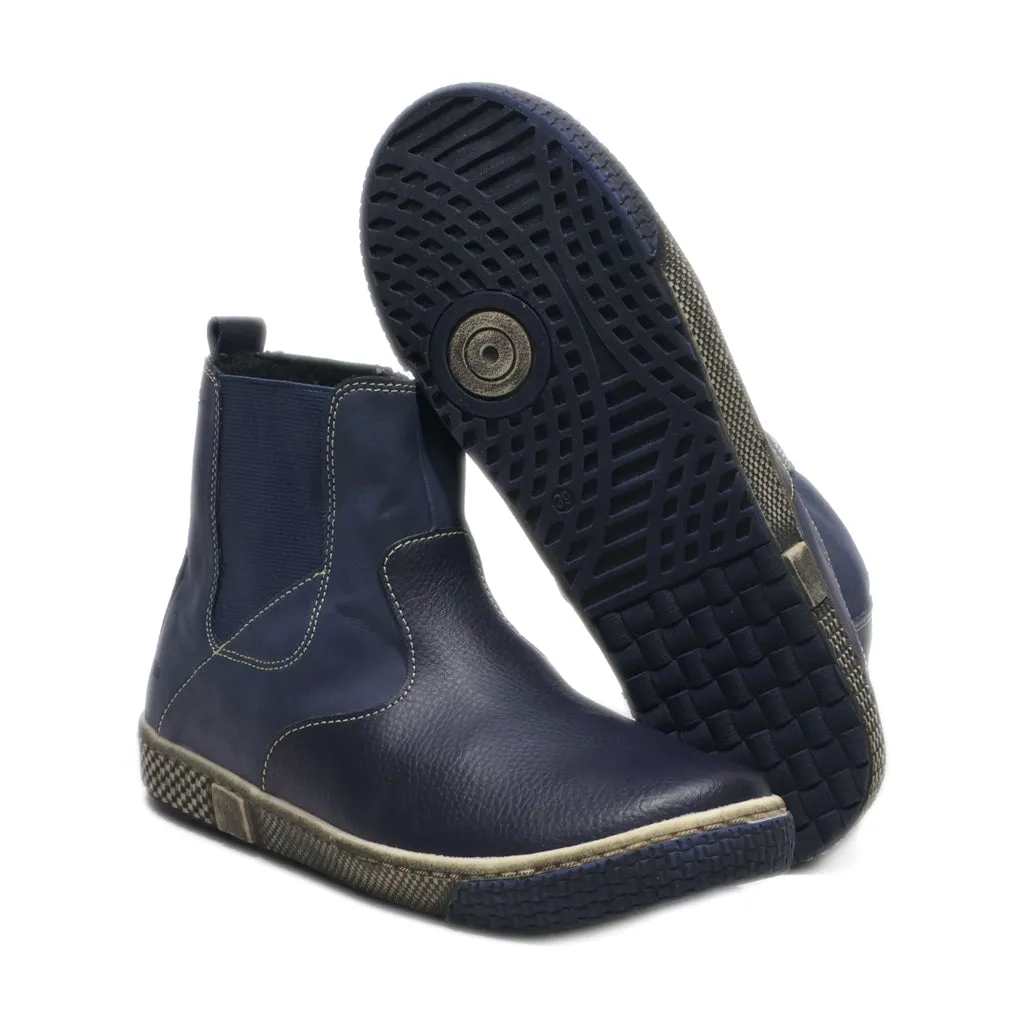 Ciao High-Top Sneakers Nubuck Blue Colour For Women