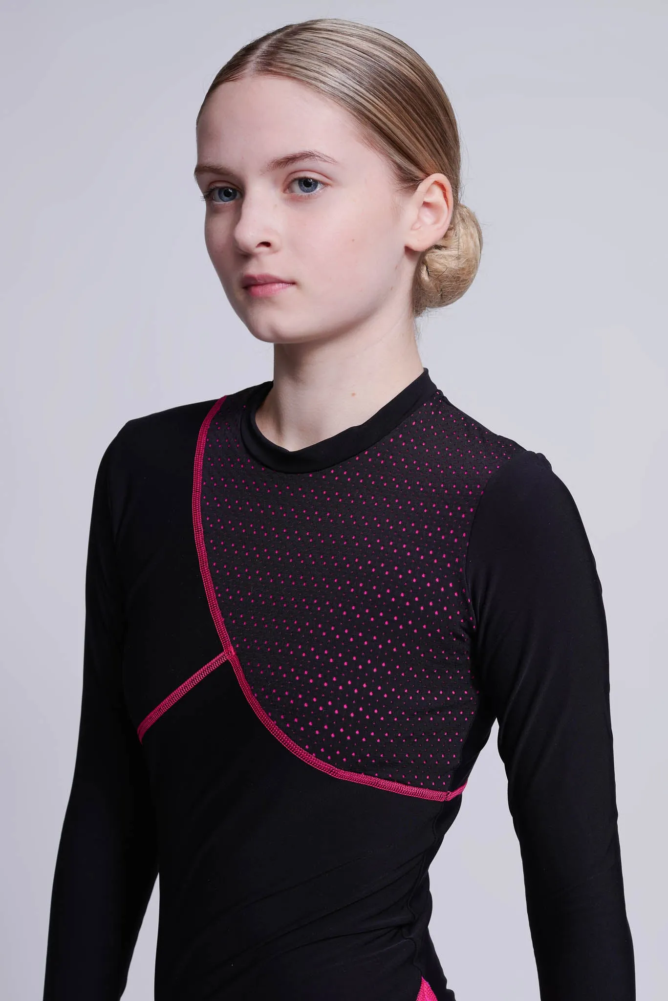 Desire Long-Sleeve Top in Fuchsia