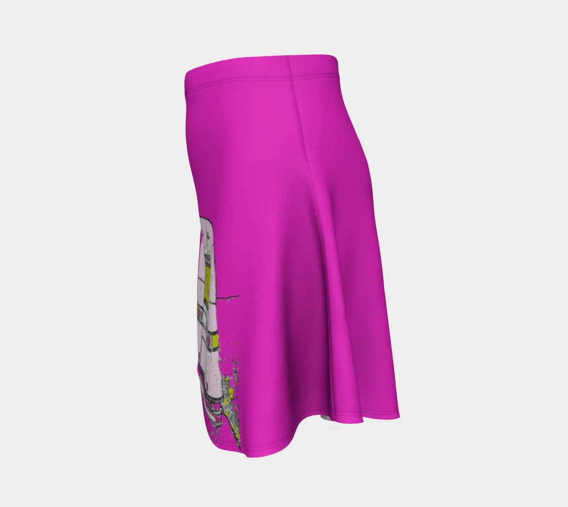 Flair skirt - Airstream pink