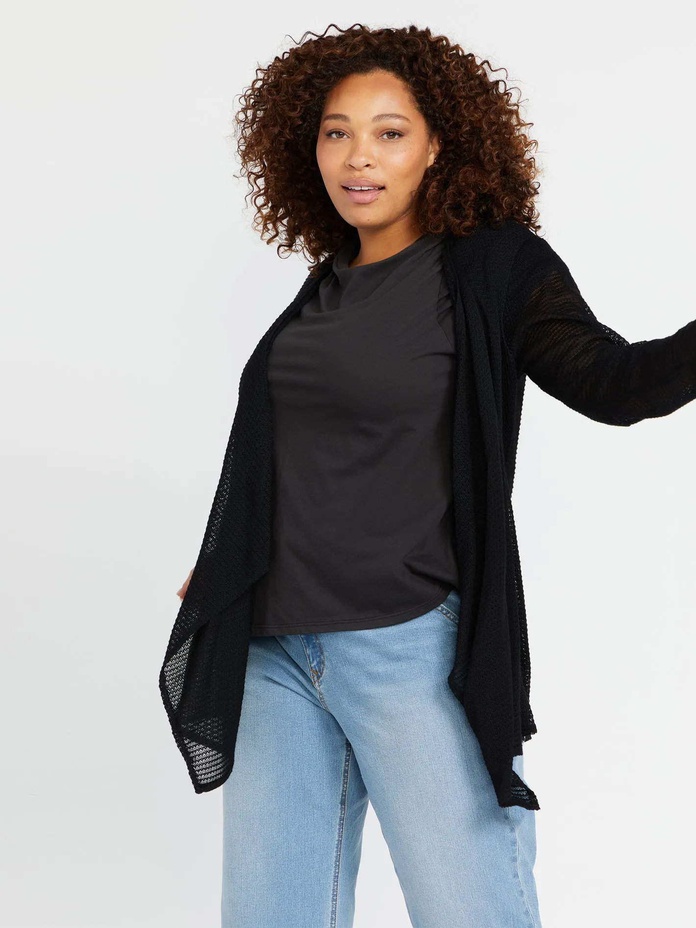 Go Go Wrap Cardigan - Black