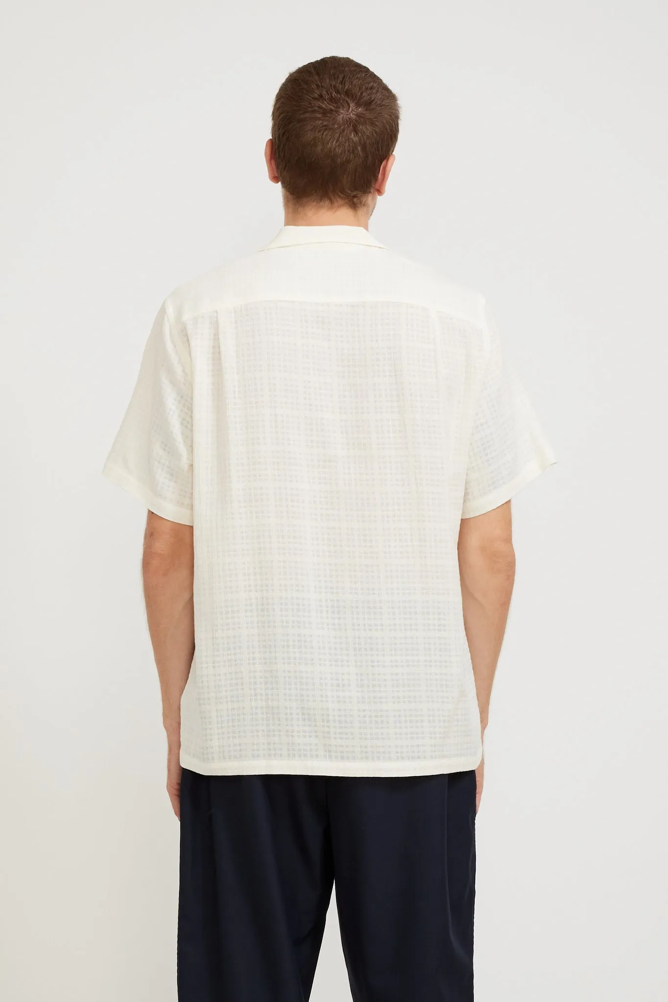 Grain Cotton Shirt White