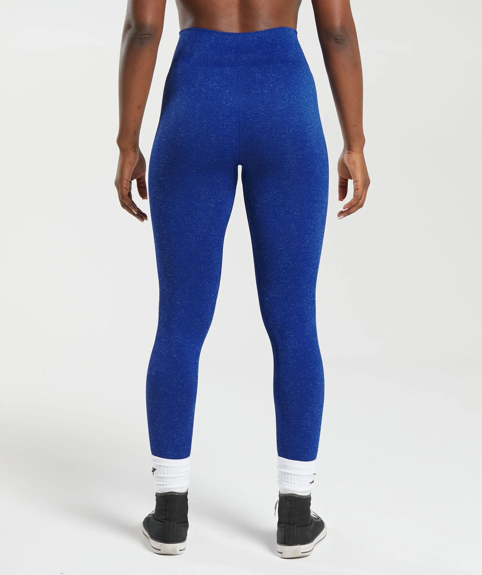 Gymshark Adapt Fleck Seamless Leggings - Cobalt Blue/Iris Blue