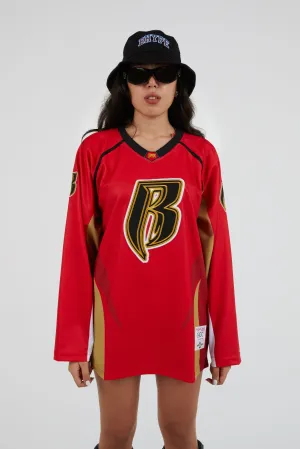 Headgear - Ruff Ryders Hockey Jersey Red