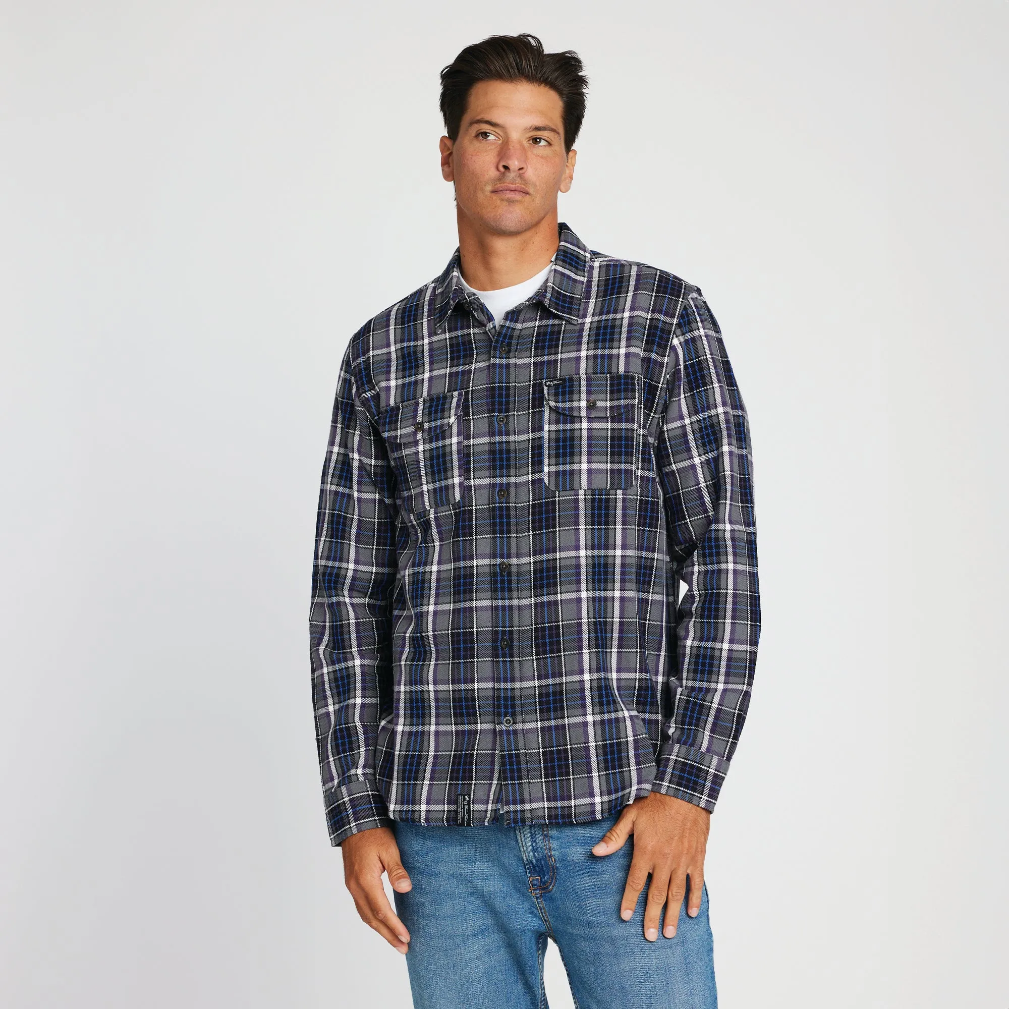 HIGH MISCHIEF FLANNEL - CHARCOAL