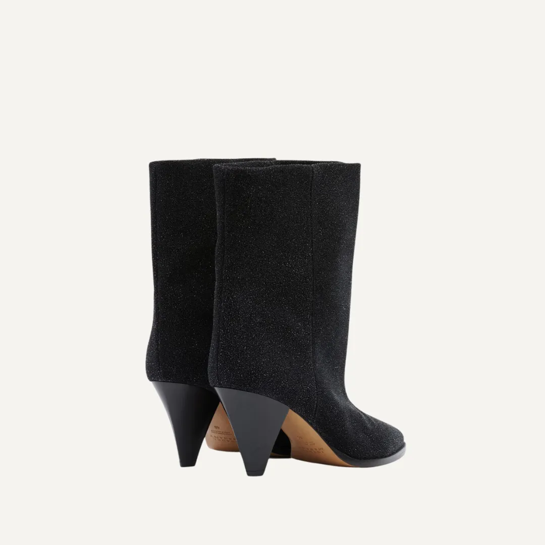 Isabel Marant Rouxa Boots - Black Shiny