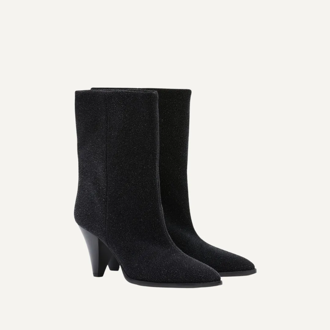 Isabel Marant Rouxa Boots - Black Shiny