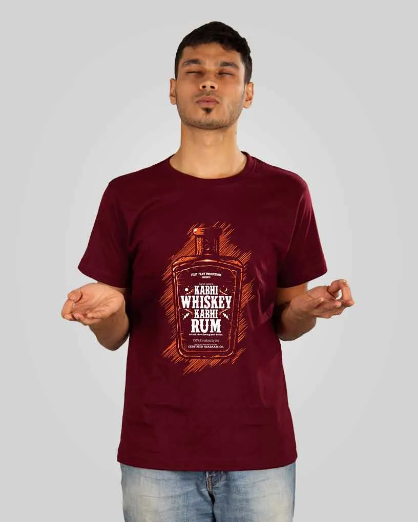 Kabhi Whiskey Kabhi Rum T-Shirt