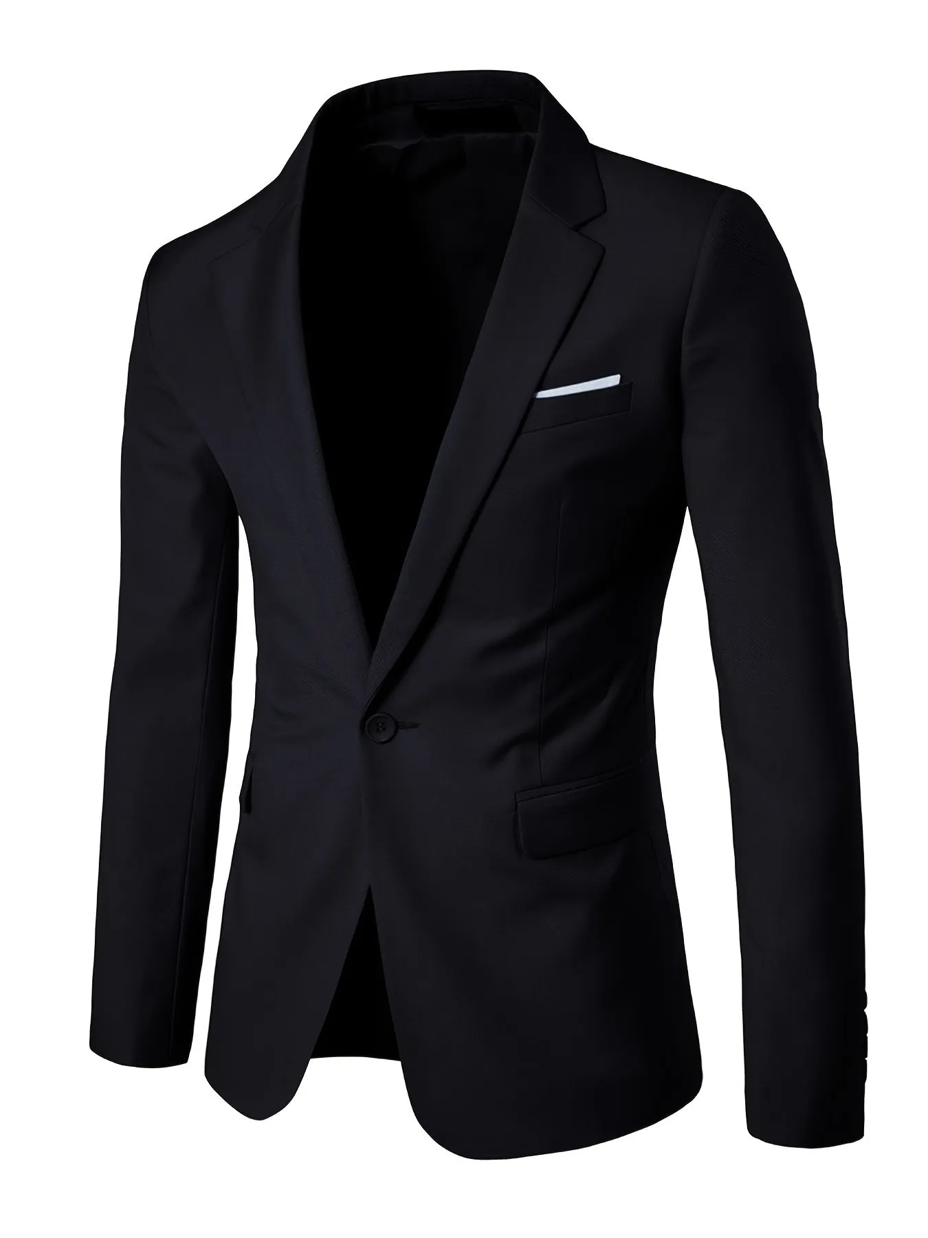 Men's Slim Classic Suit One Button Casual Sports Jackets Coat