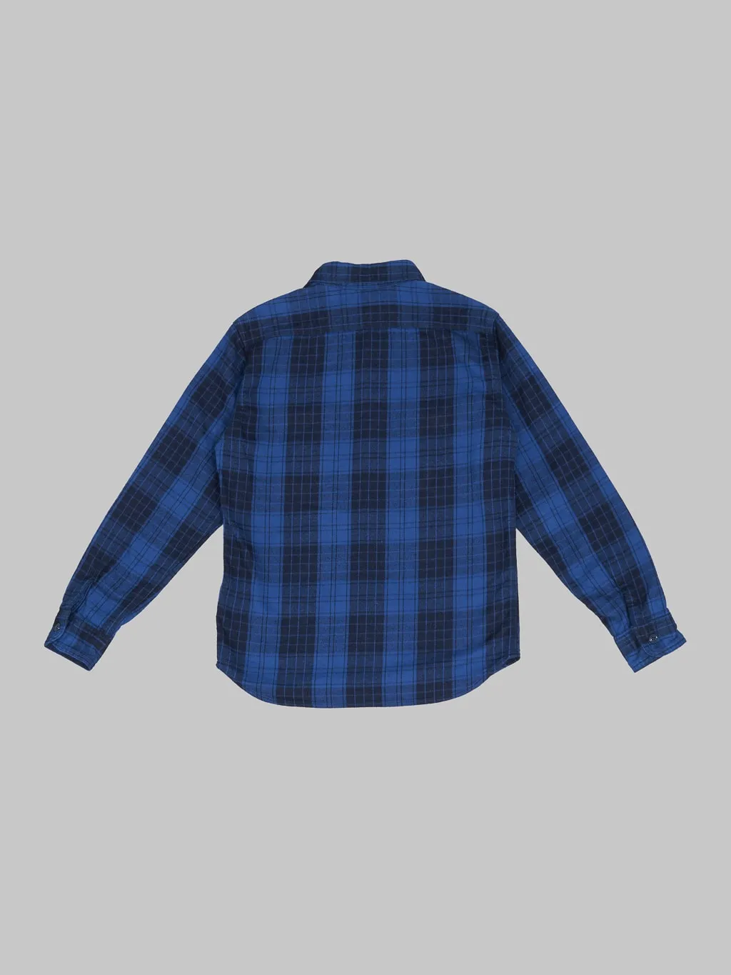 Momotaro MXLS1001 Original Indigo Twill Check Shirt