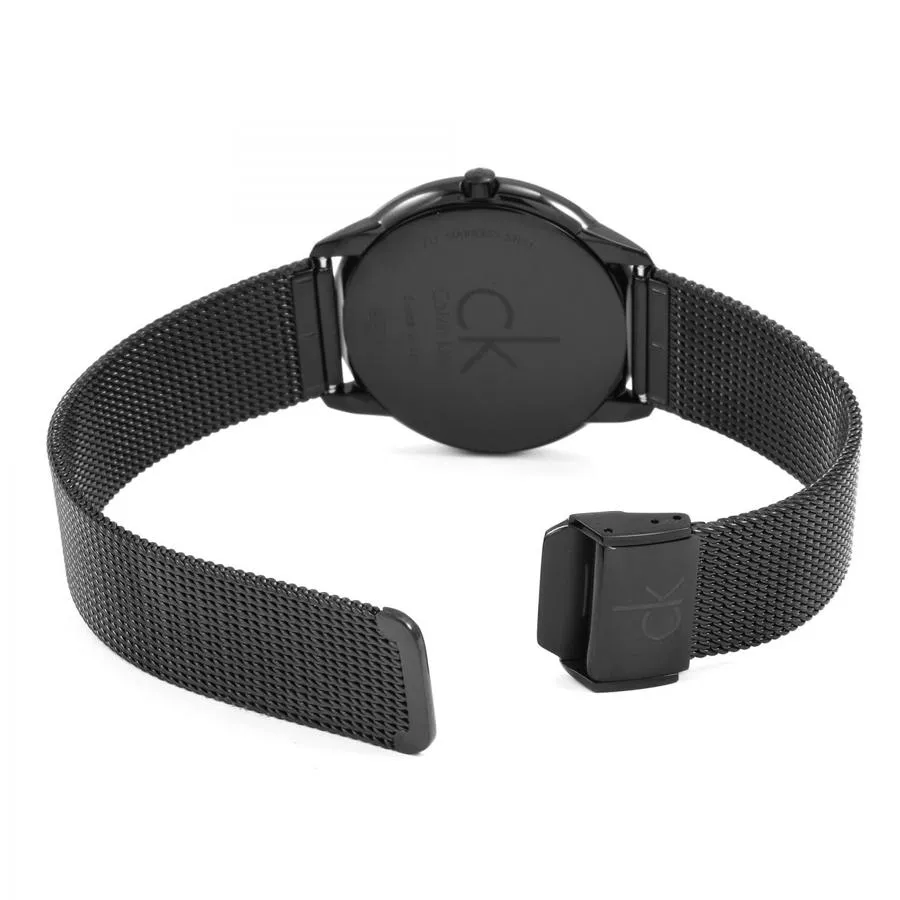 NEW Calvin Klein Minimal PVD Men Watches - Black K3M21421