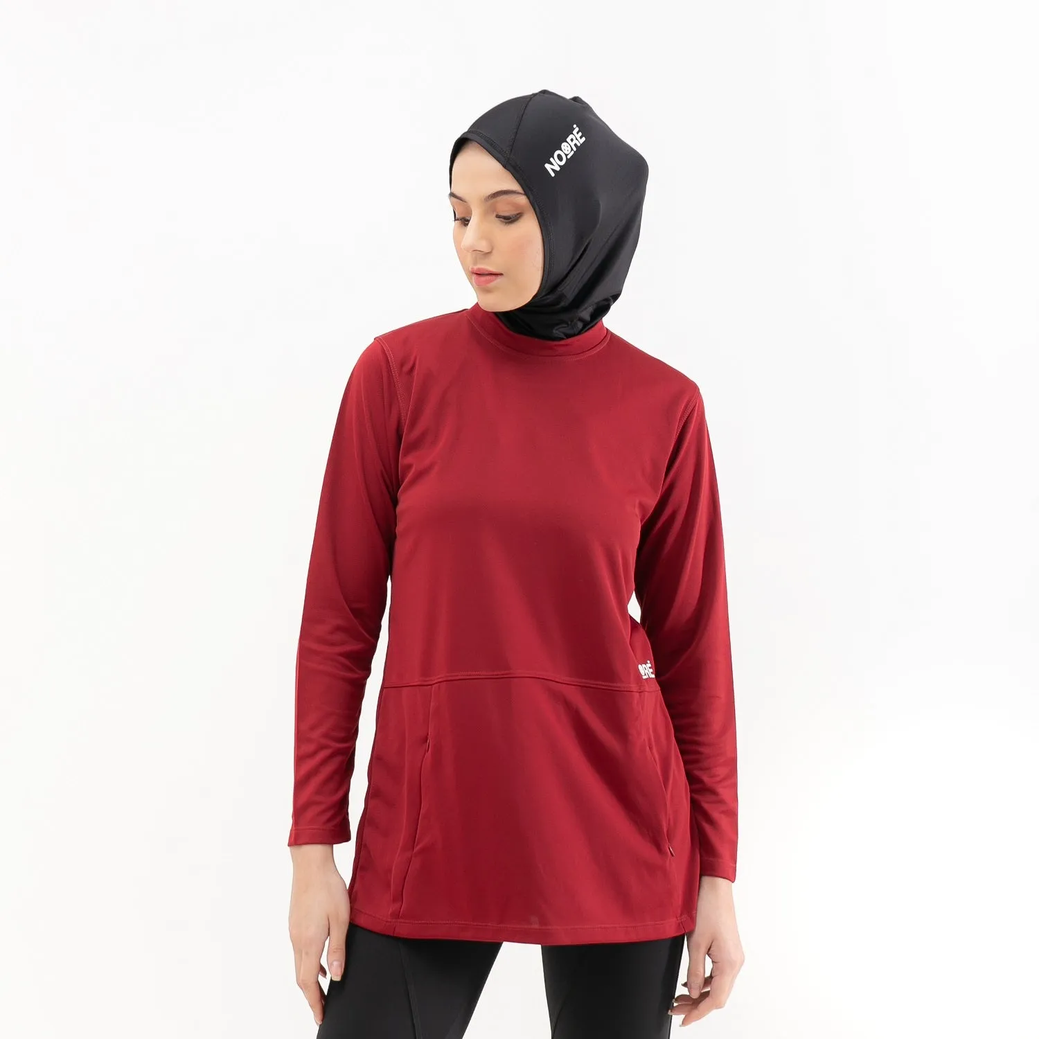 NOORE - Meriliane Tops - Maroon