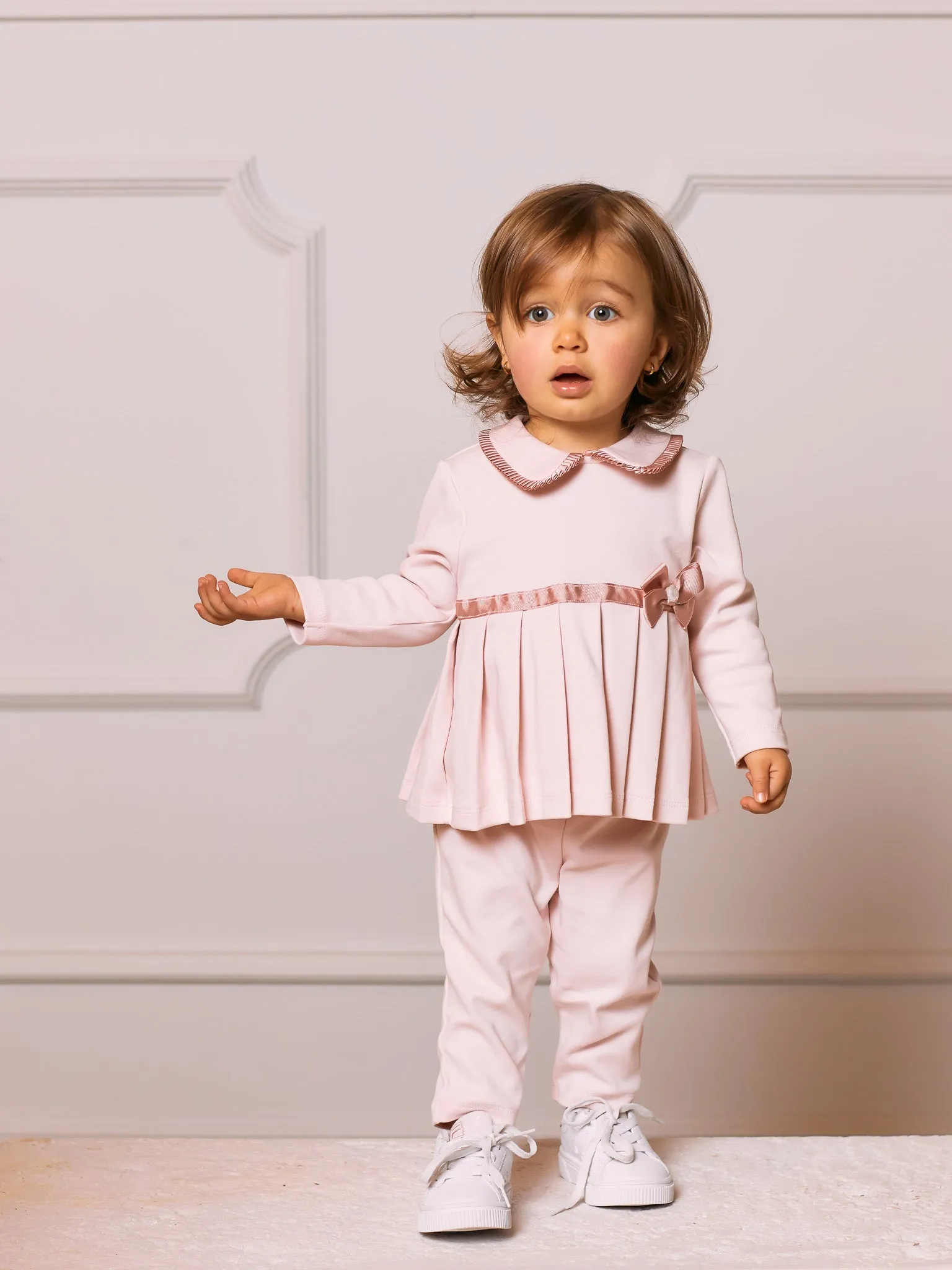 Patachou Pink Pleated Tracksuit