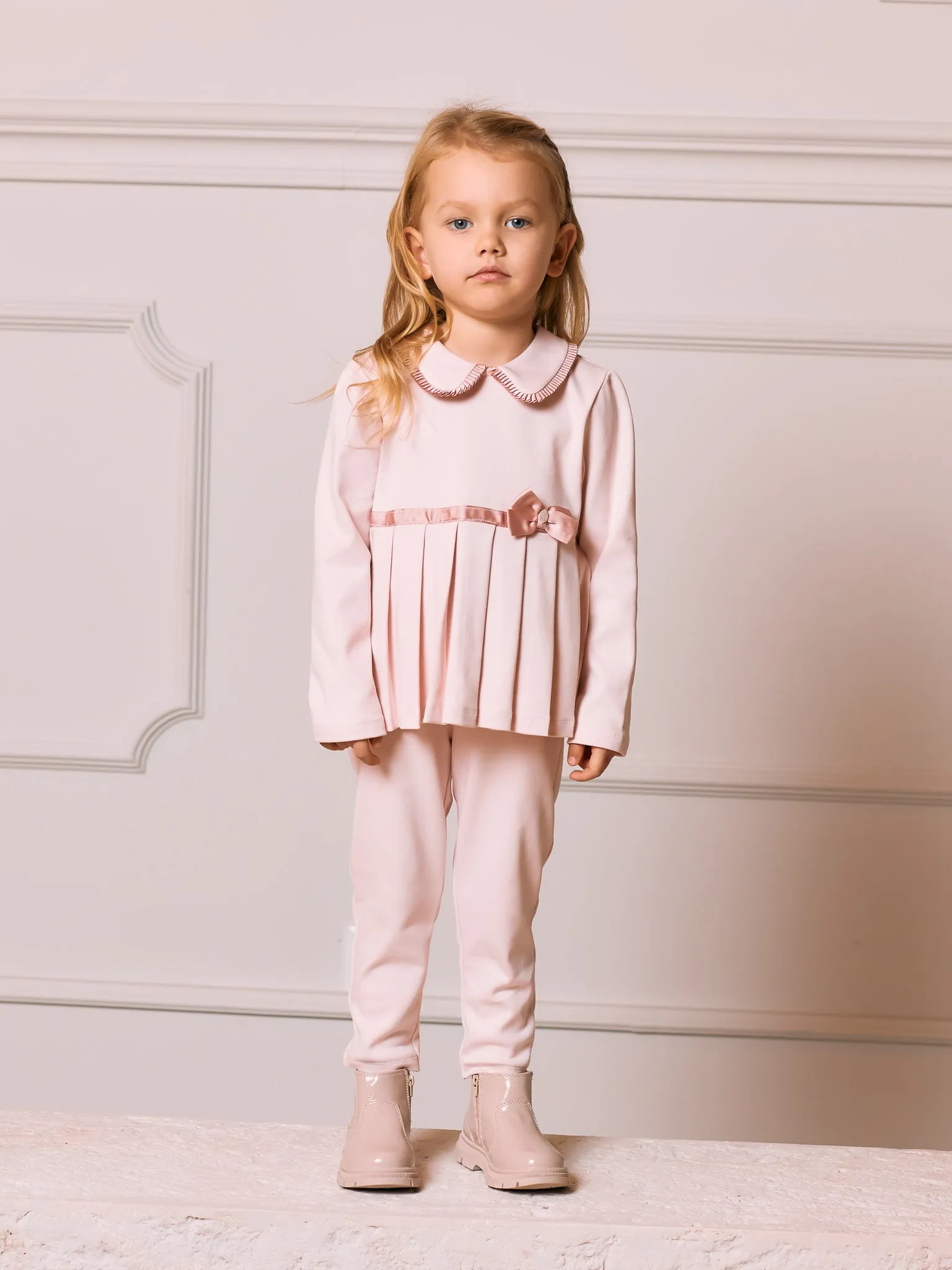 Patachou Pink Pleated Tracksuit