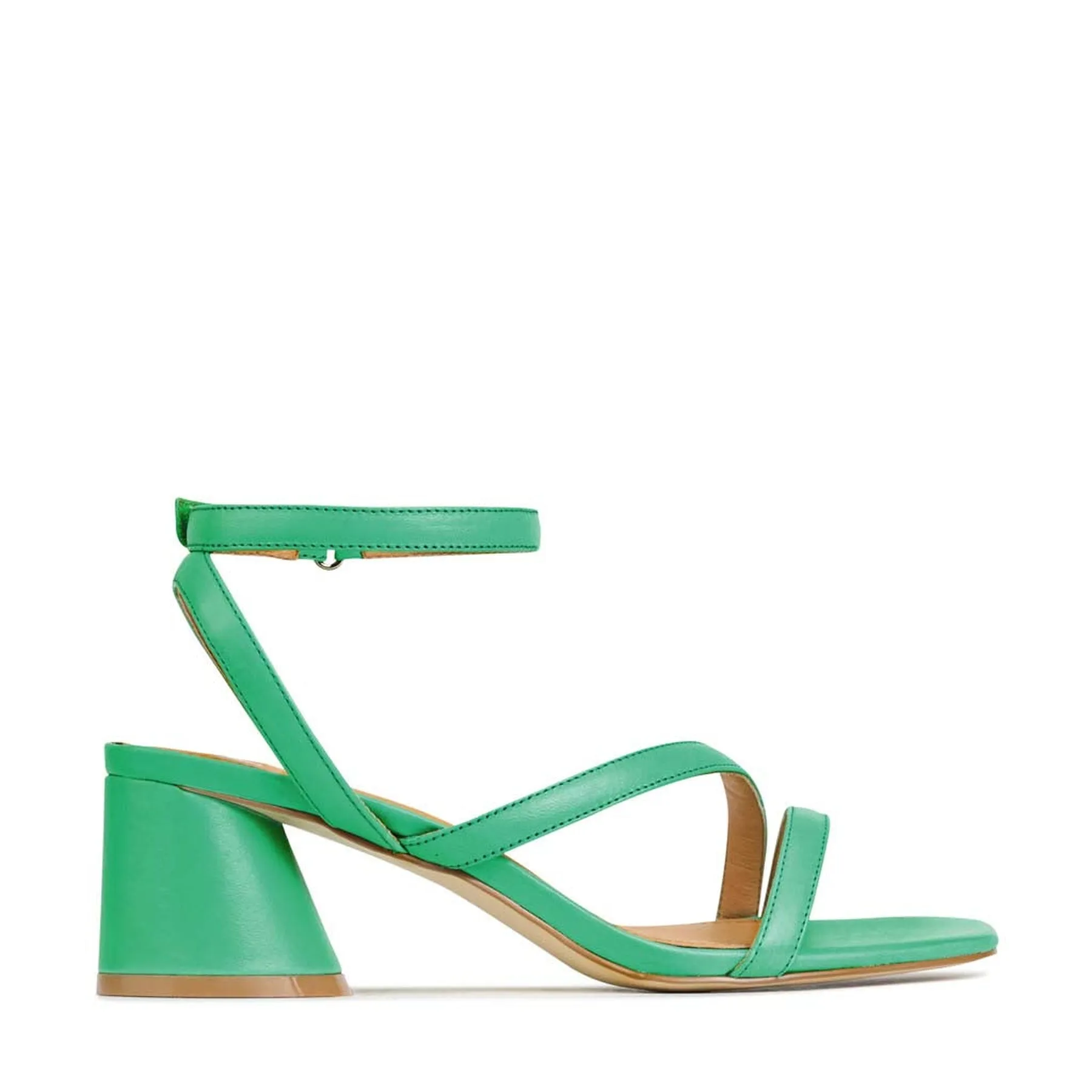 PETRICIA BLOCK HEEL SANDAL LEATHER