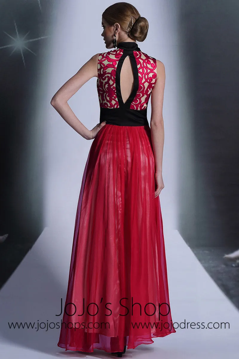 Red And Black Formal Prom Evening Dress DQ830960