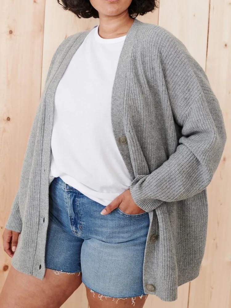 Retro Knit Cardigan Lazy Wind Sweater Outer Layers