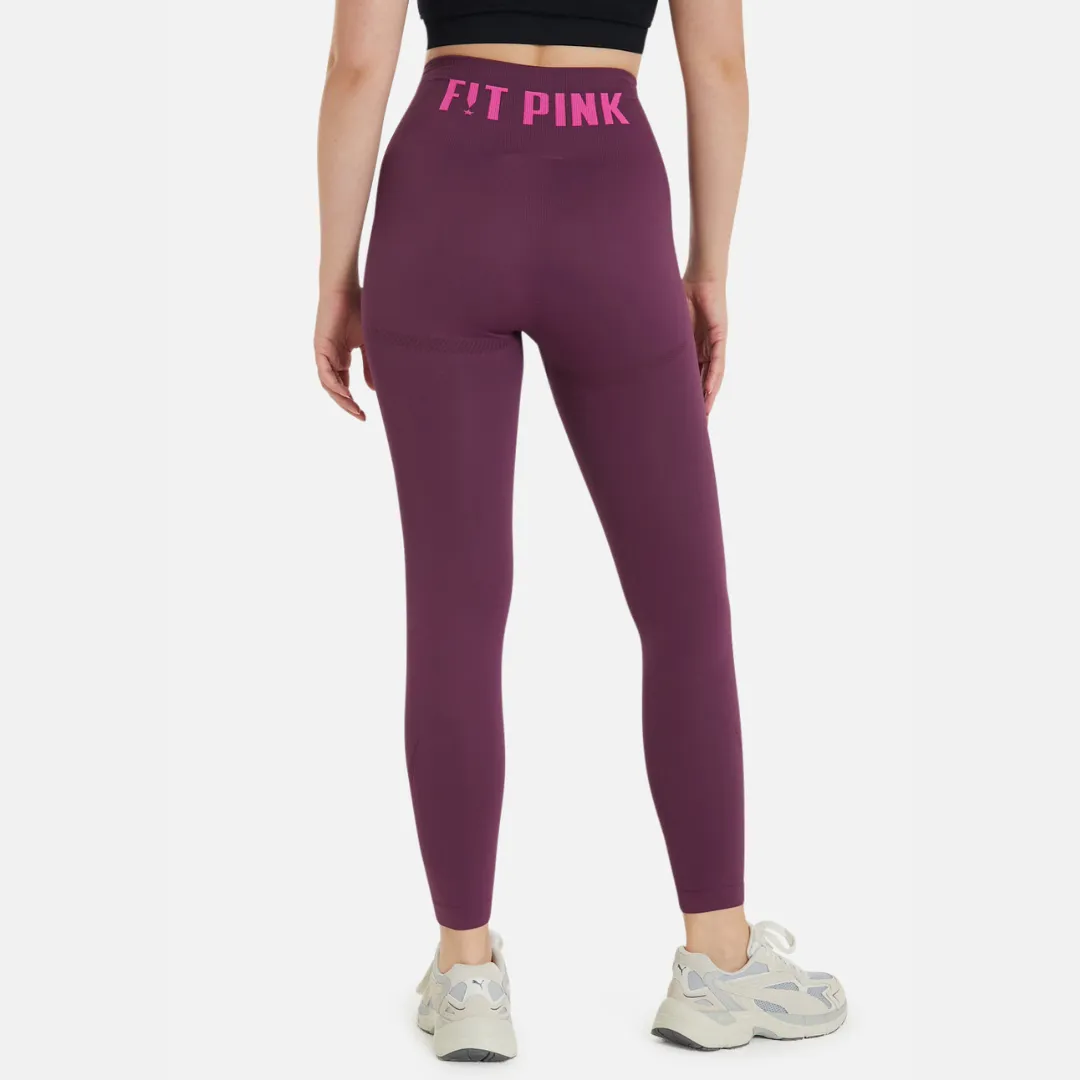 Seamless Compression Leggings V2 Plum