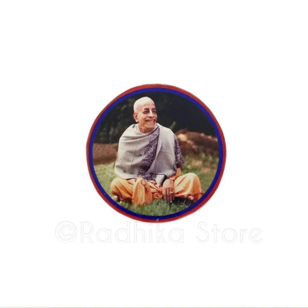 Srila Prabhupada Smile Acrylic Button