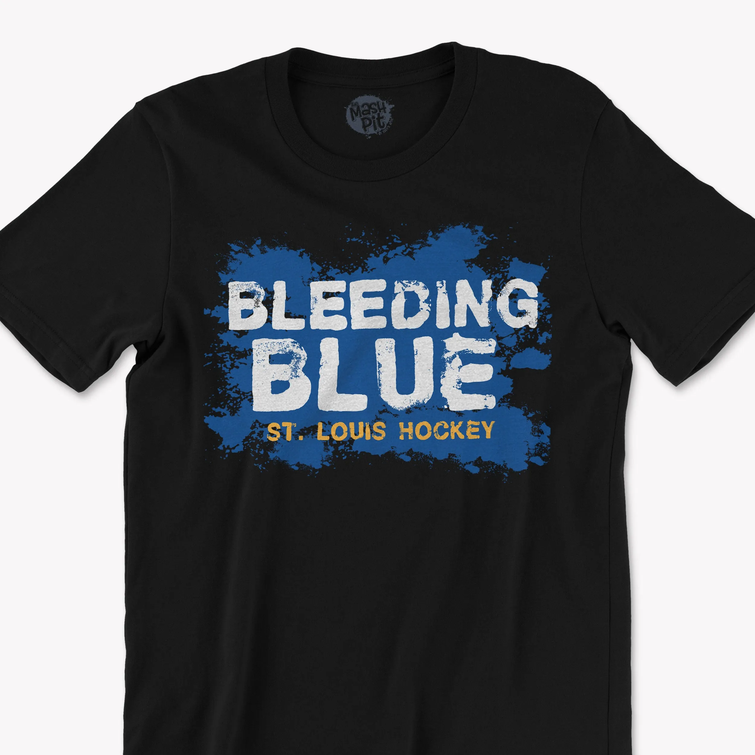 St. Louis Bleeding Blue Splatter tee