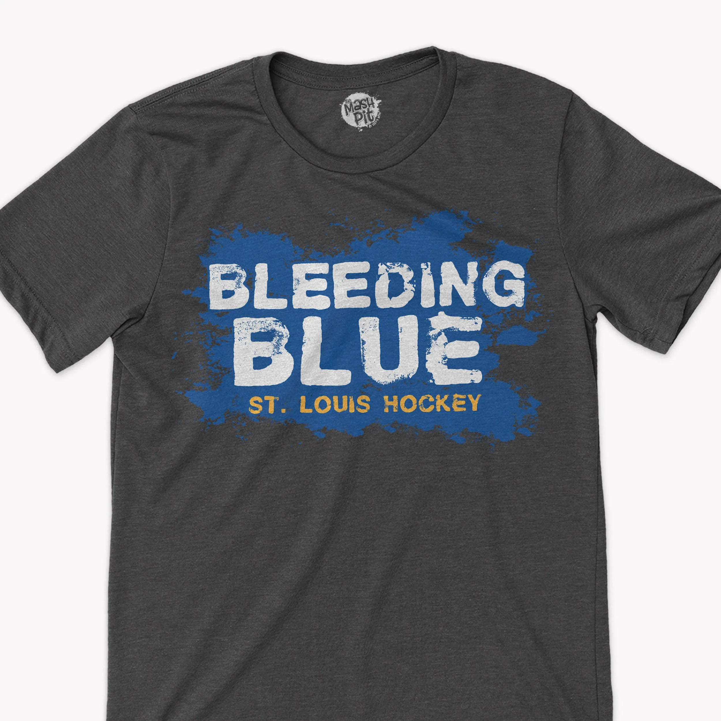 St. Louis Bleeding Blue Splatter tee