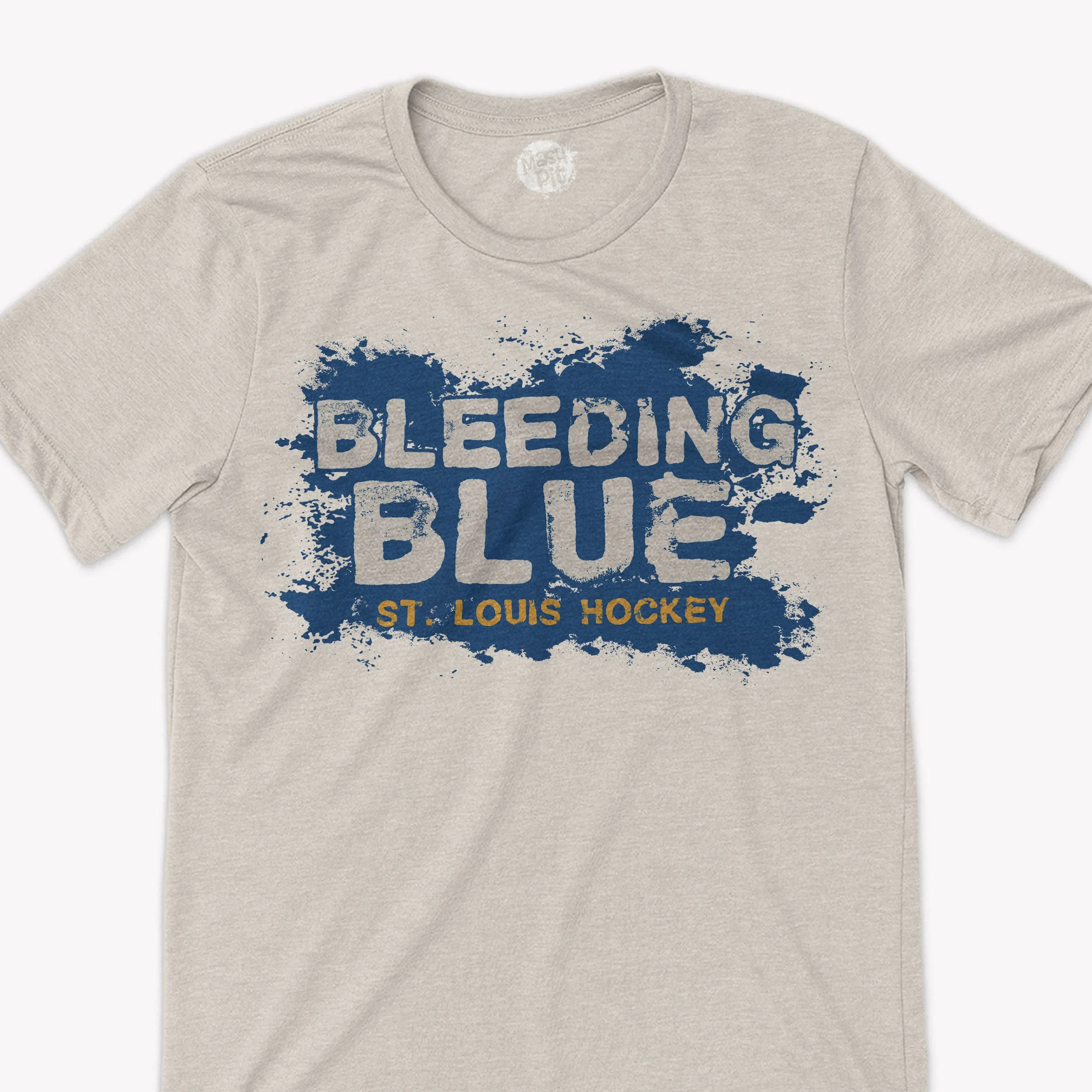 St. Louis Bleeding Blue Splatter tee