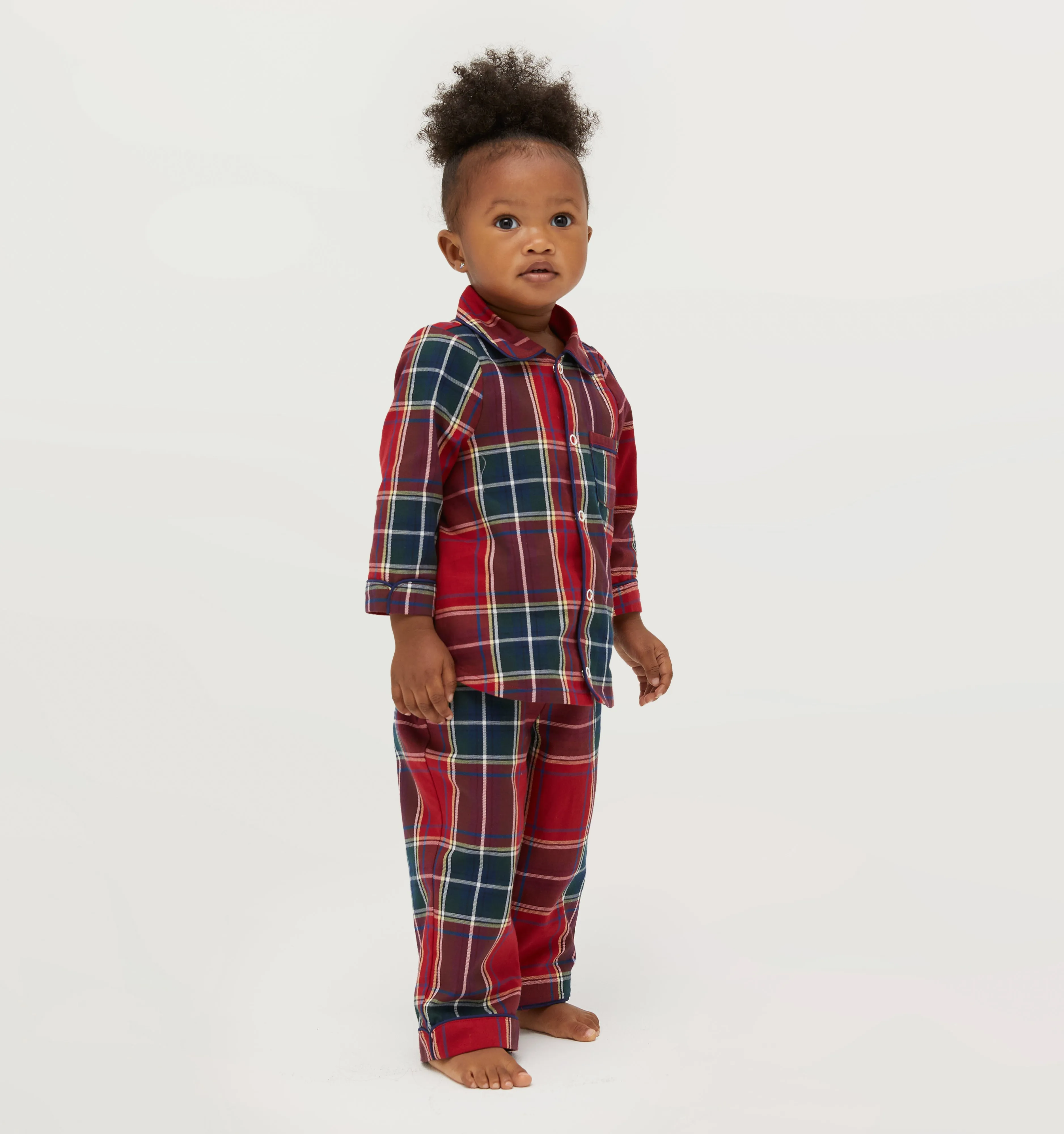 The Baby Quentin Set - Red Tartan