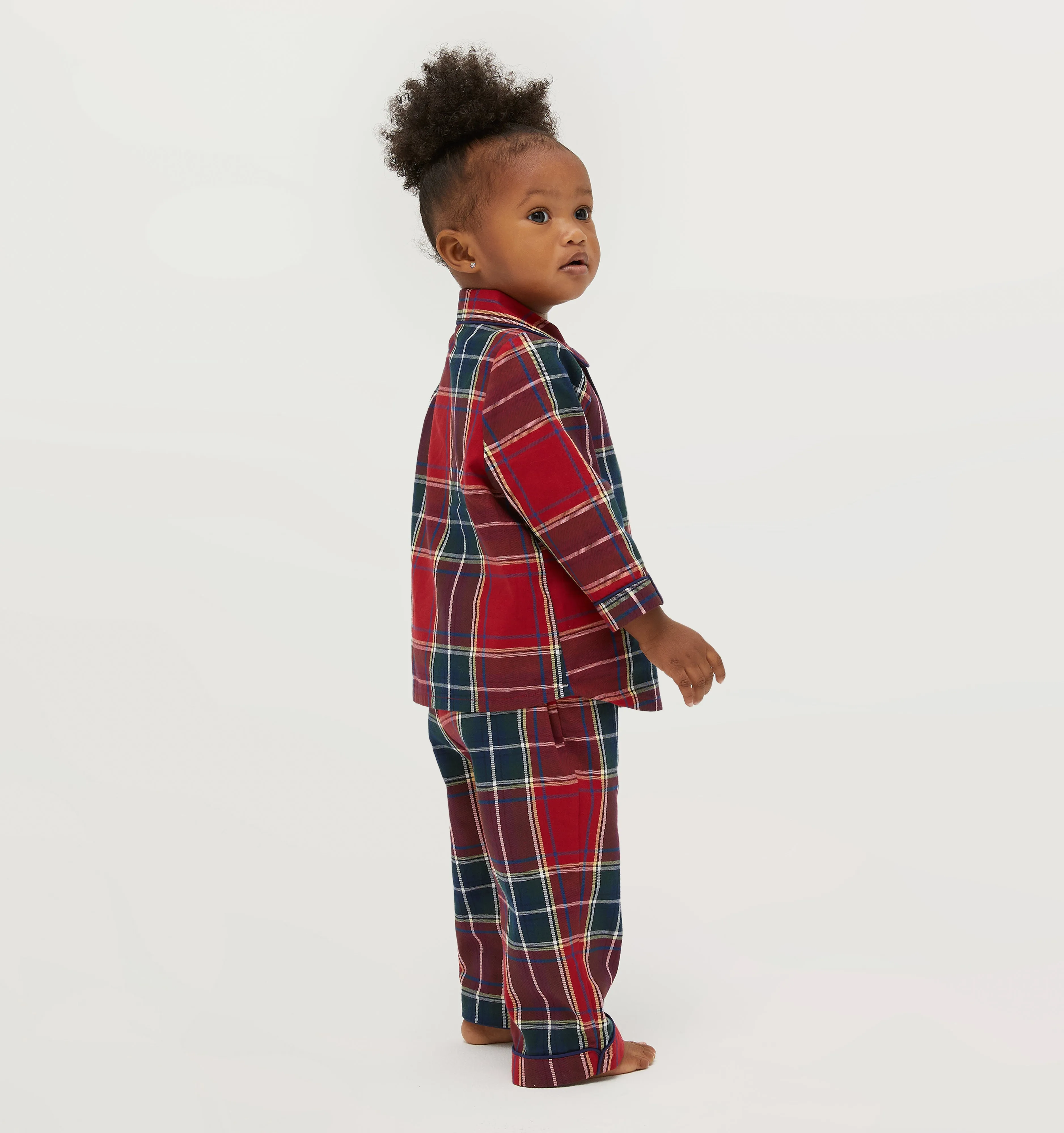 The Baby Quentin Set - Red Tartan