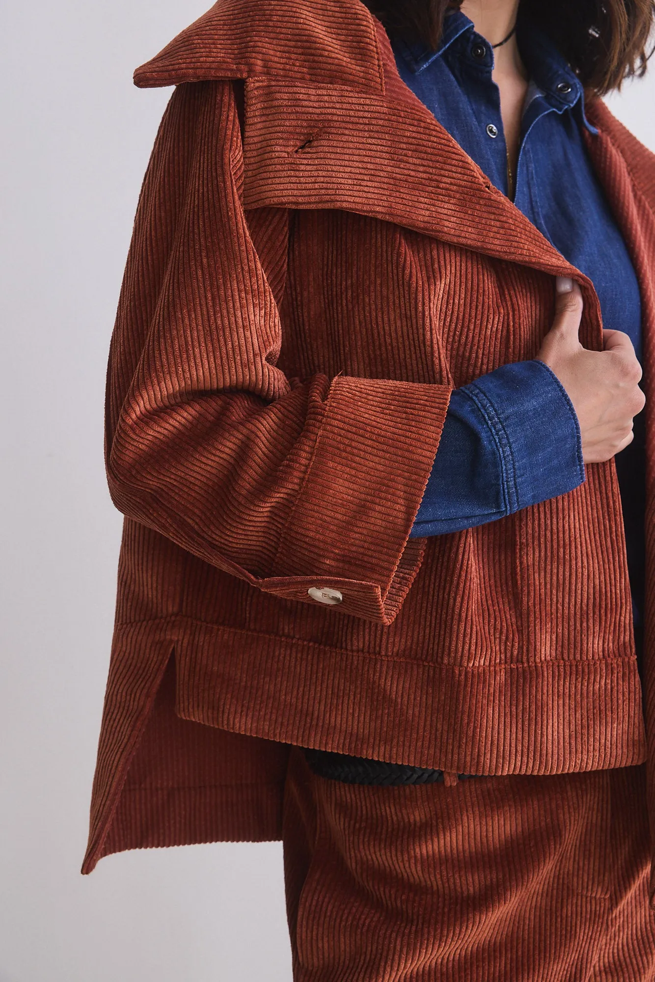 The Corduroy Mini Drama Jacket