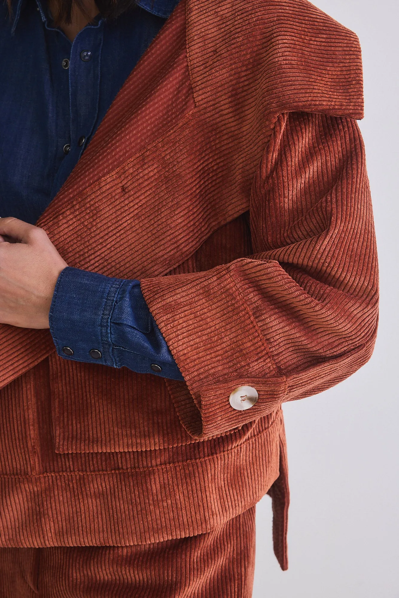 The Corduroy Mini Drama Jacket