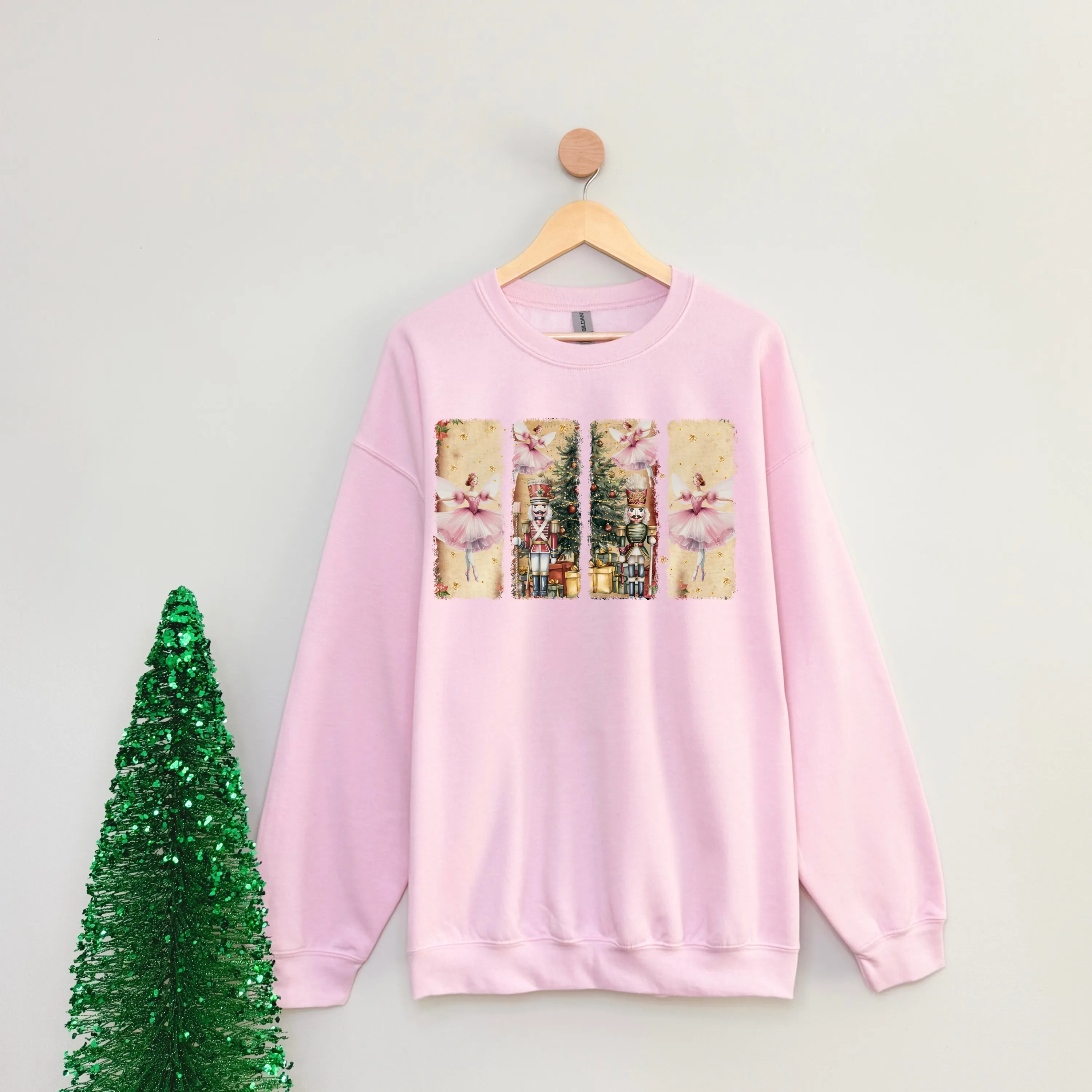 Vintage Christmas Nutcracker Crewneck Sweatshirt